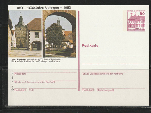 Cartolina illustrata moringen - illustrata,