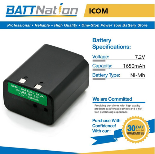 Batteria nimh 1650 - batteria, 7,2