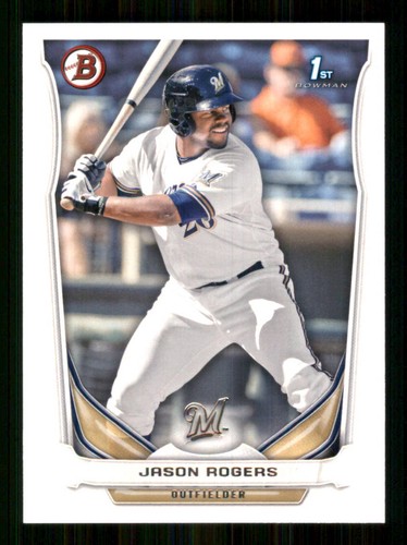 2014 bowman bp83 jason rogers - bowman, #bp83