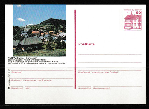 Cartolina illustrata todtmoos - illustrata,