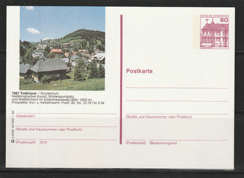 Cartolina illustrata todtmoos - cartolina,