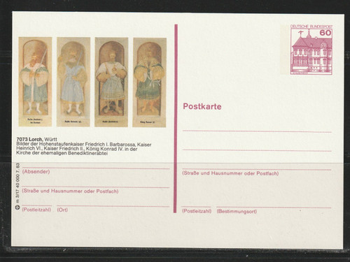 Cartolina illustrata lorch m - lorch,,